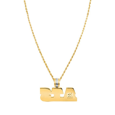 White, Yellow Diamond ATS Pendant in 14k Yellow Gold 15.50 Ctw
